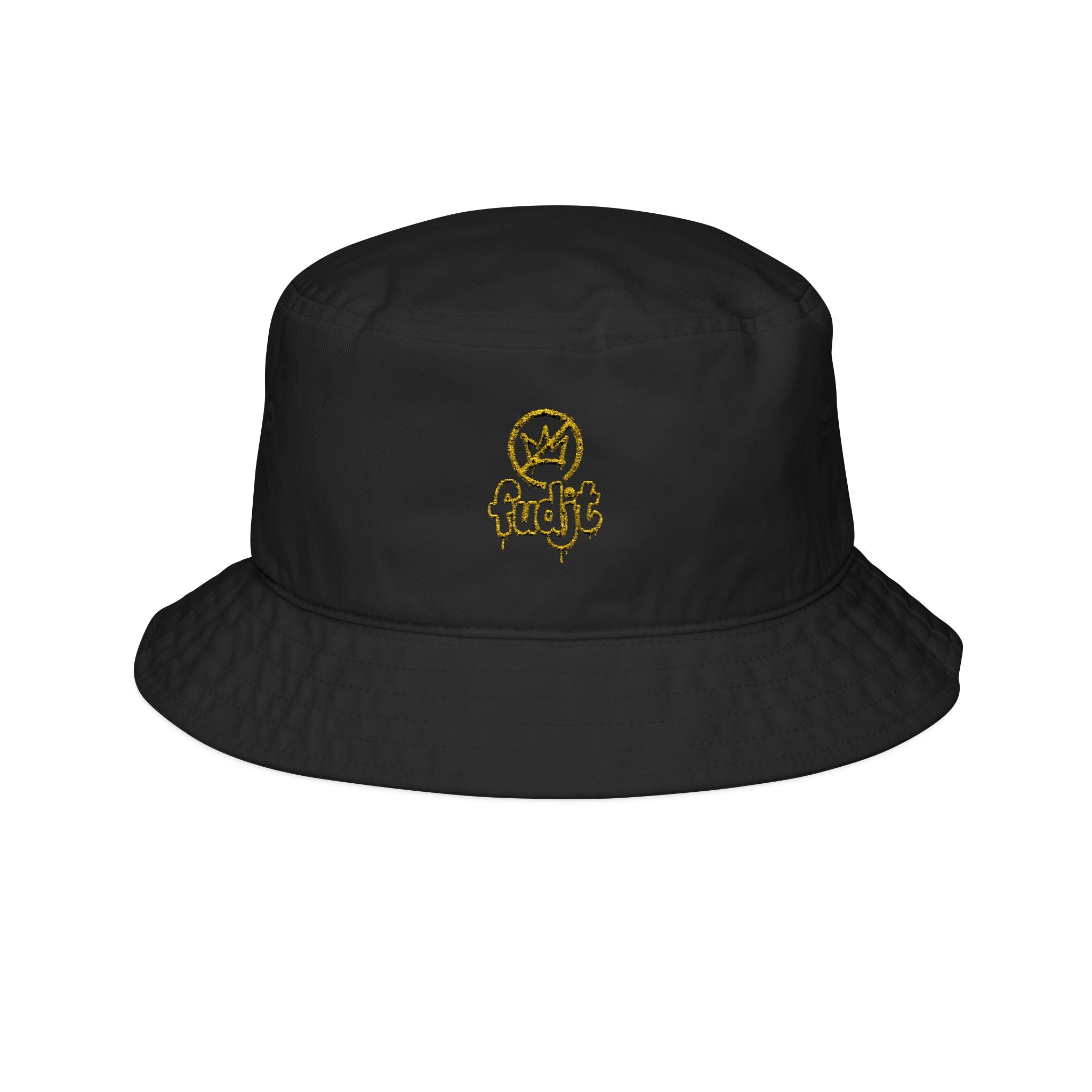 Golden fudjt No Kings Embroidered Bucket Hat | 3 Colors