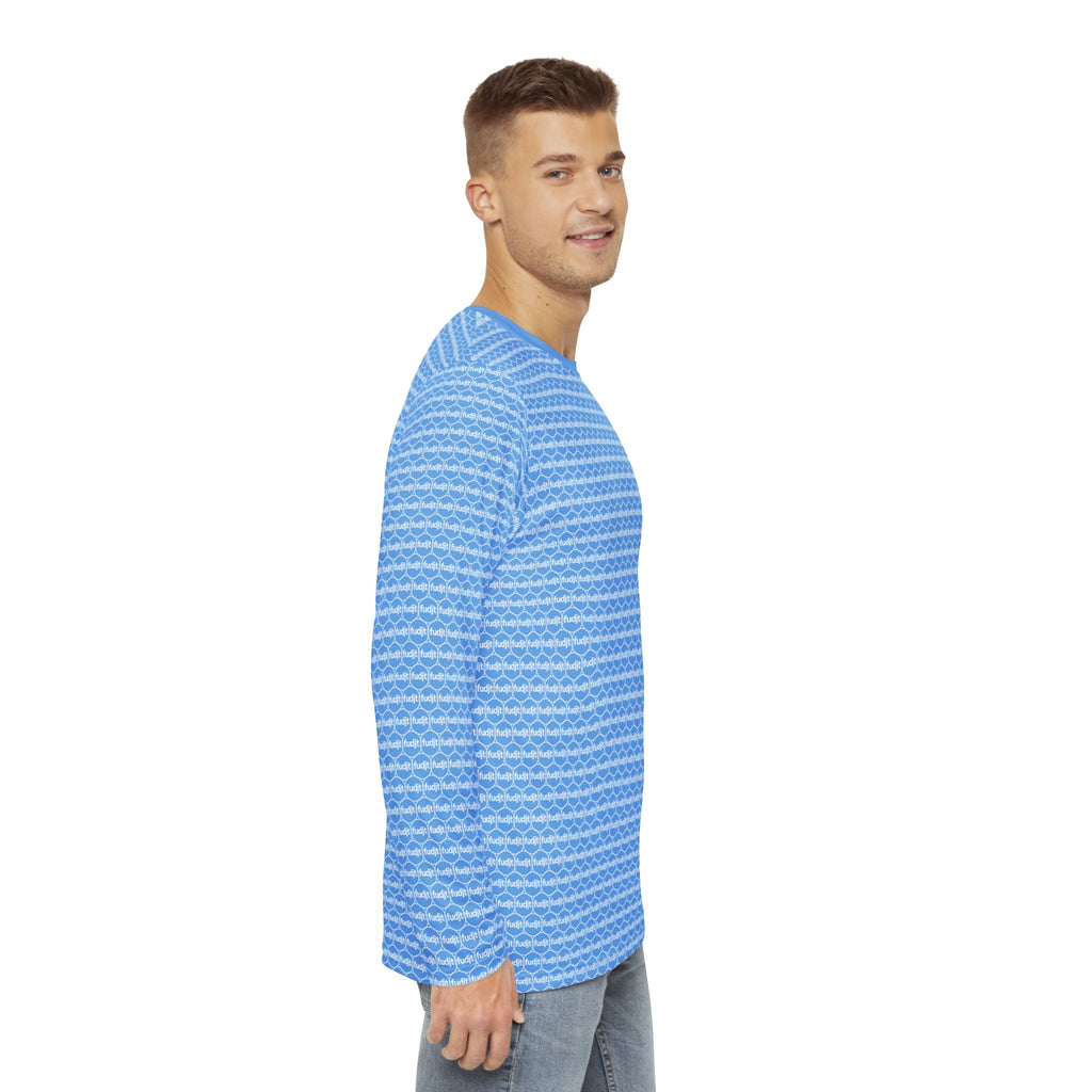 Light Blue fudjt Unbroken Chain 1.25 Fluid Vibes Long Sleeve Shirt
