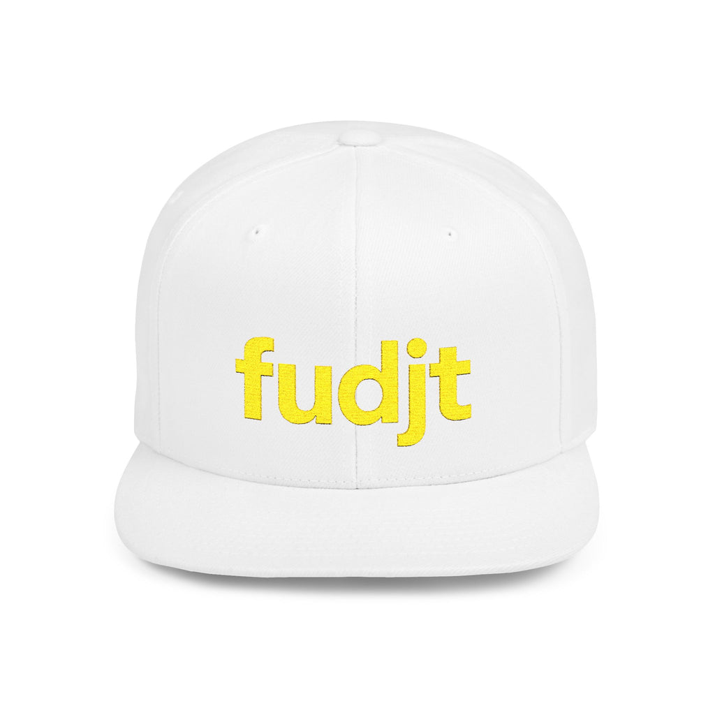 Stylish Flat Bill Snapback Gold fudjt Streetwear Logo Cap | 11 Colors