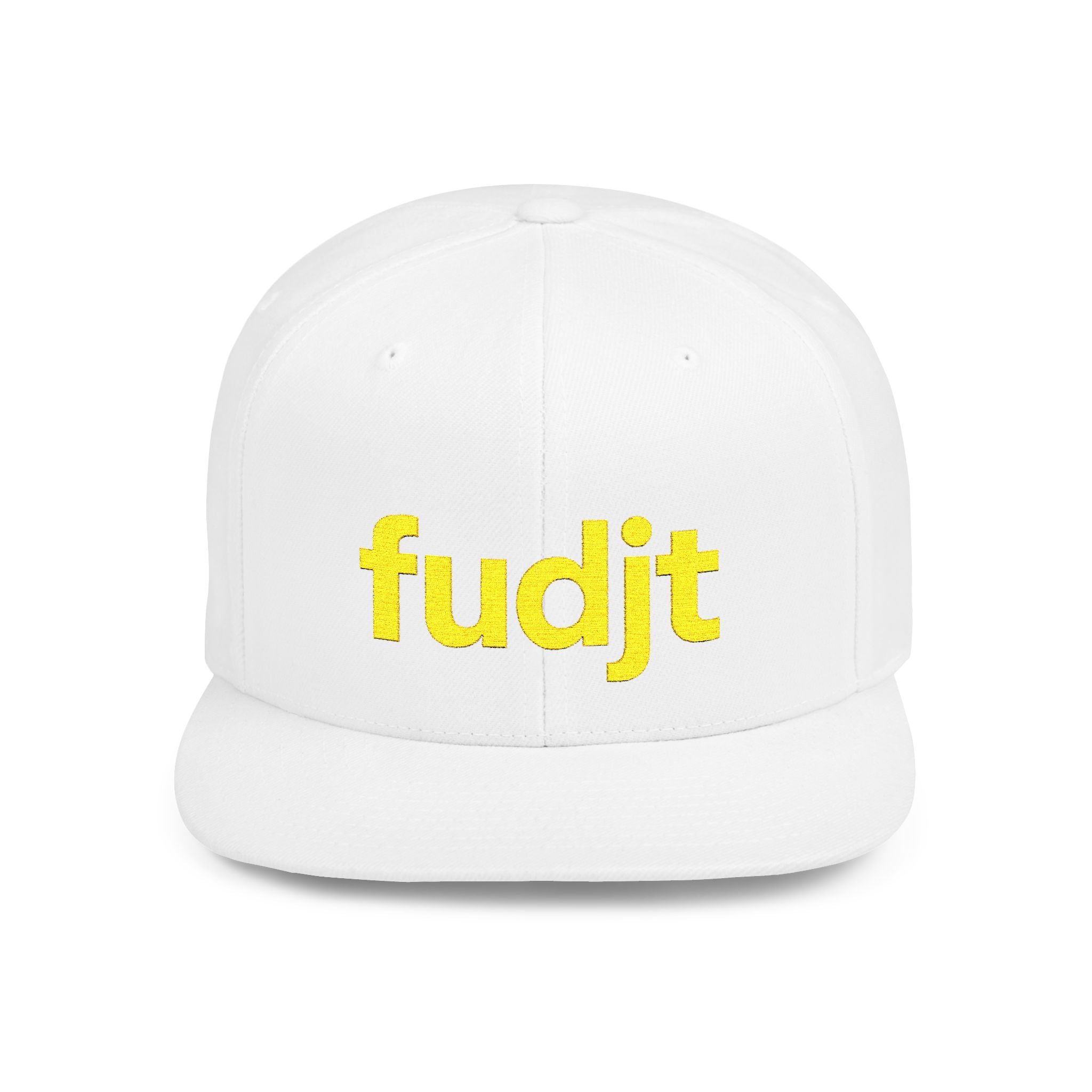 Stylish Flat Bill Snapback Gold fudjt Streetwear Logo Cap | 11 Colors