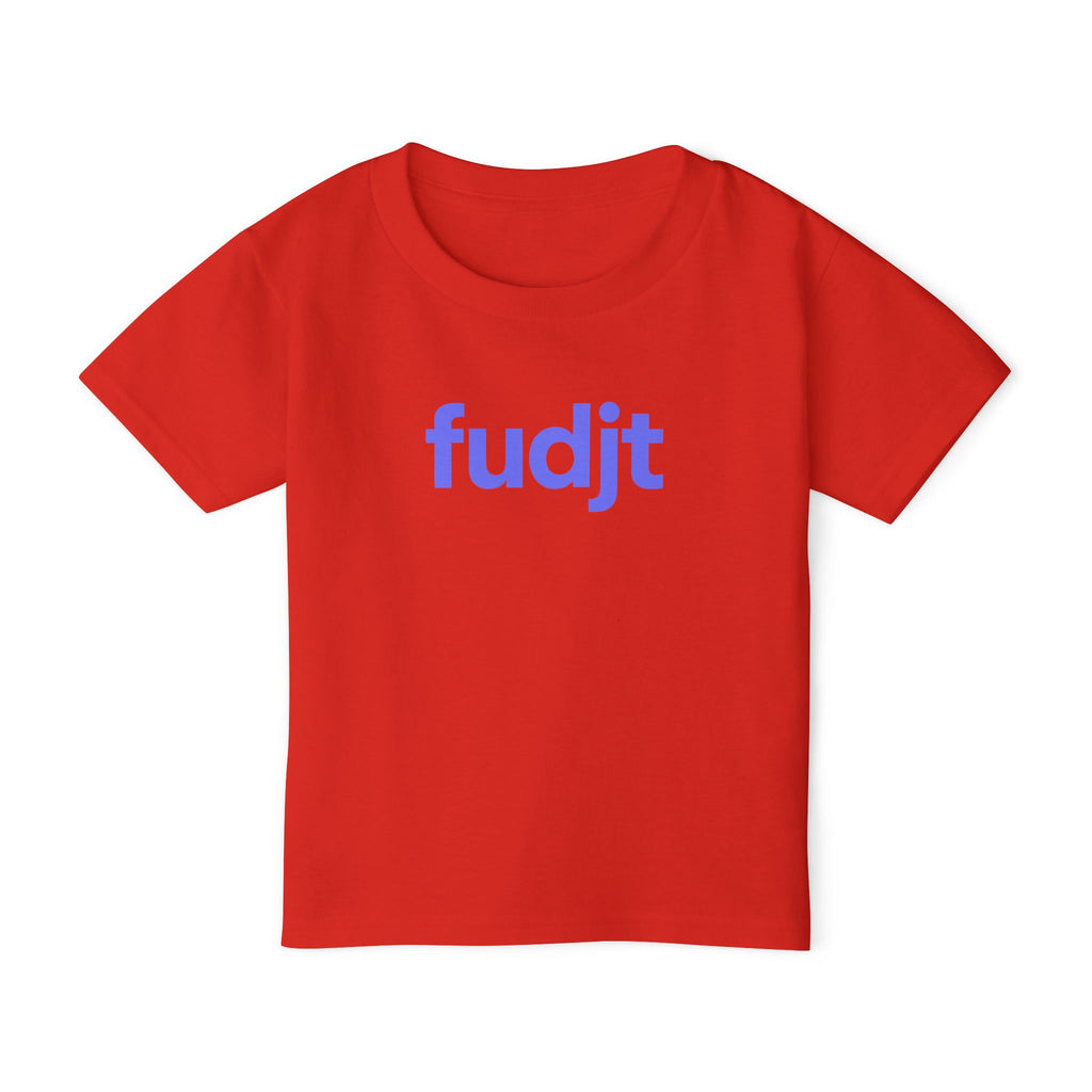 Toddler T-Shirt with Light Blue Fudjt Design | 6 Colors