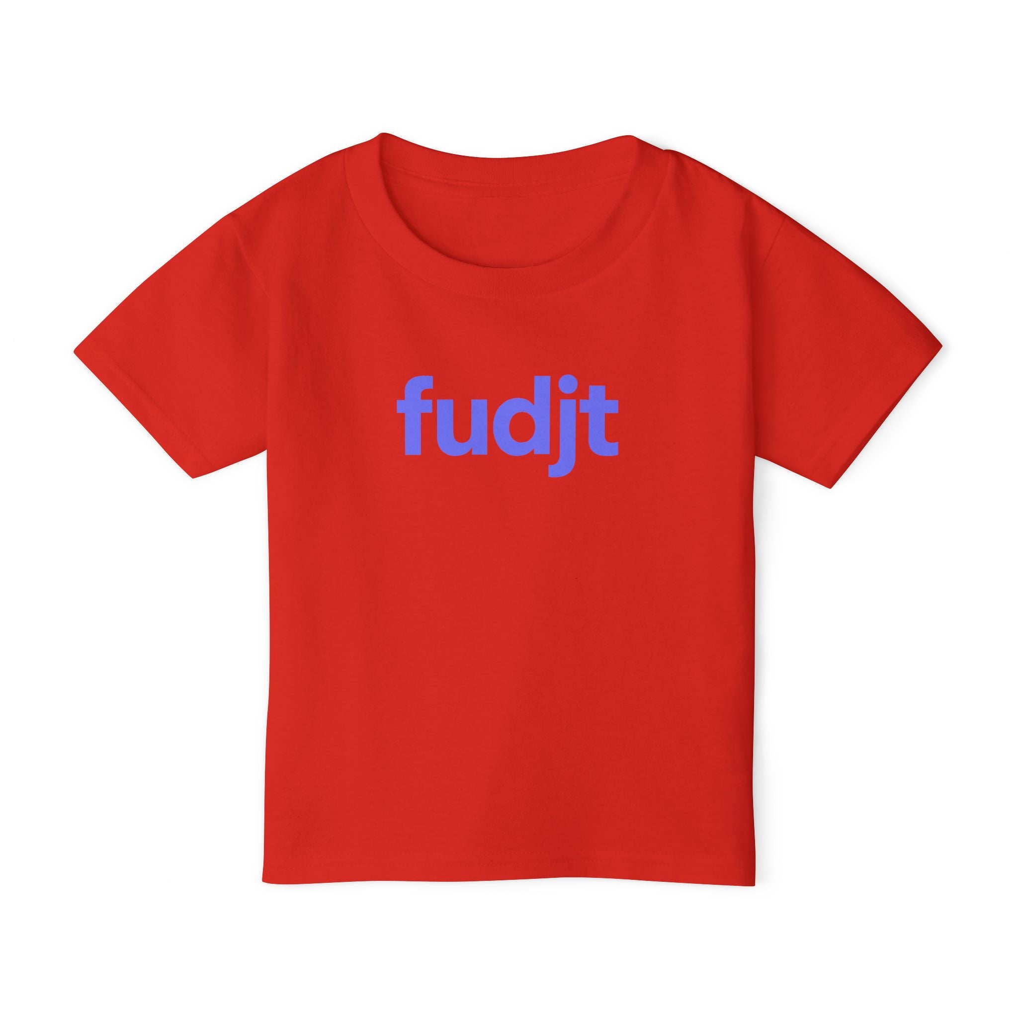 Toddler T-Shirt with Light Blue Fudjt Design | 6 Colors
