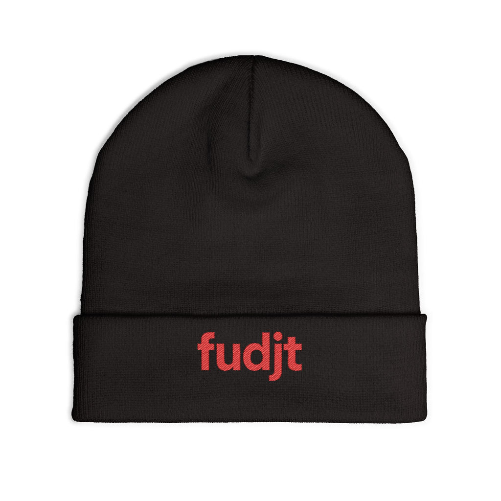 Stylish & Cozy fudjt Knit Beanie | Red Embroidery | 5 Colors