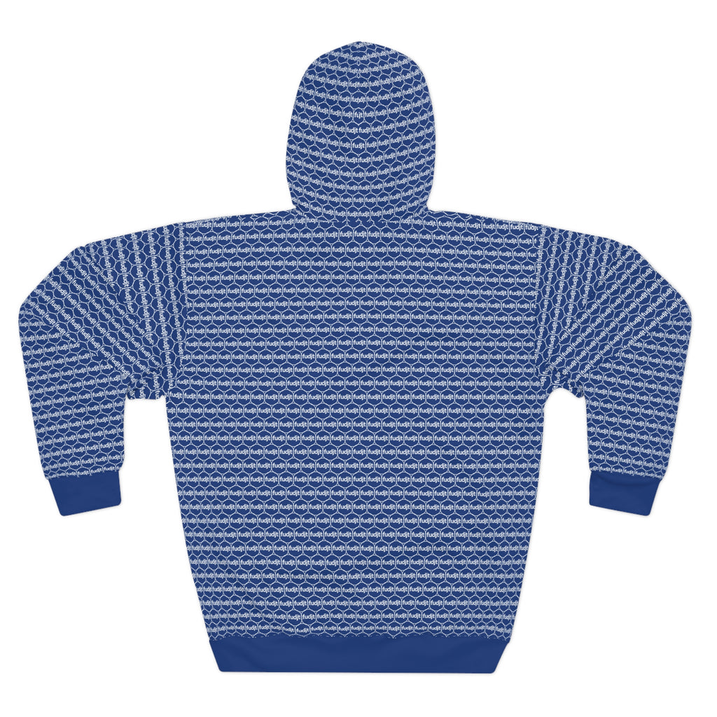 Dark Blue fudjt Unbroken Chain Hoodie | All Over 1.25