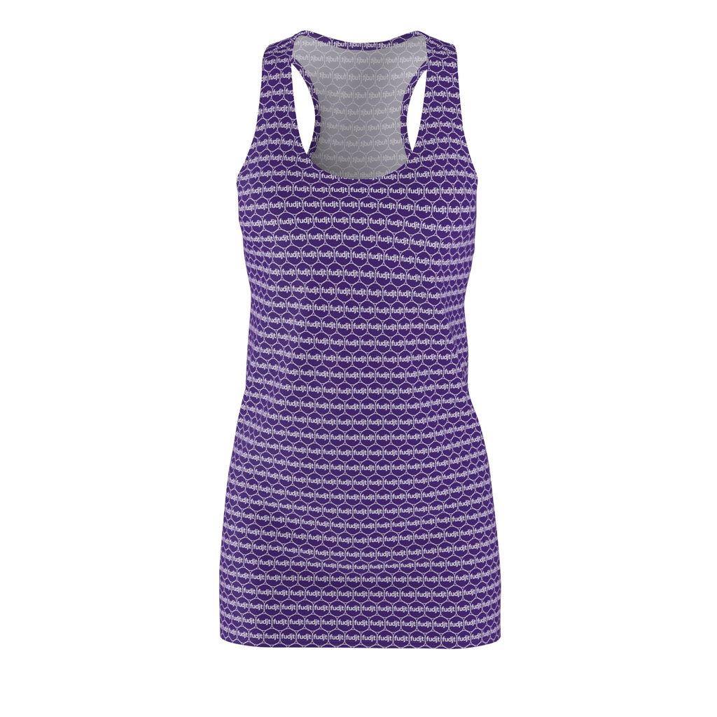 Purple fudjt Unbroken Chain 1.25 Chic Racerback Dress