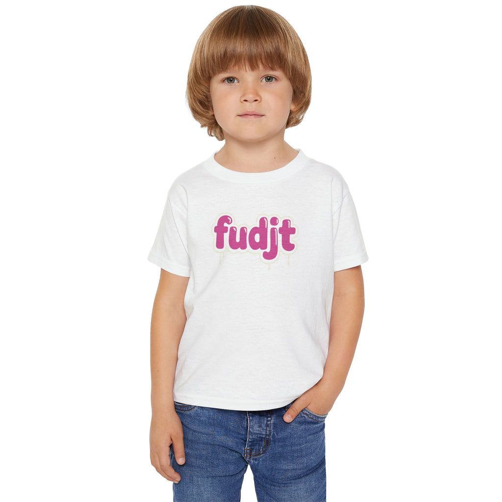 fudjt Toddler Tee with Pink Drip Design | 6 Colors