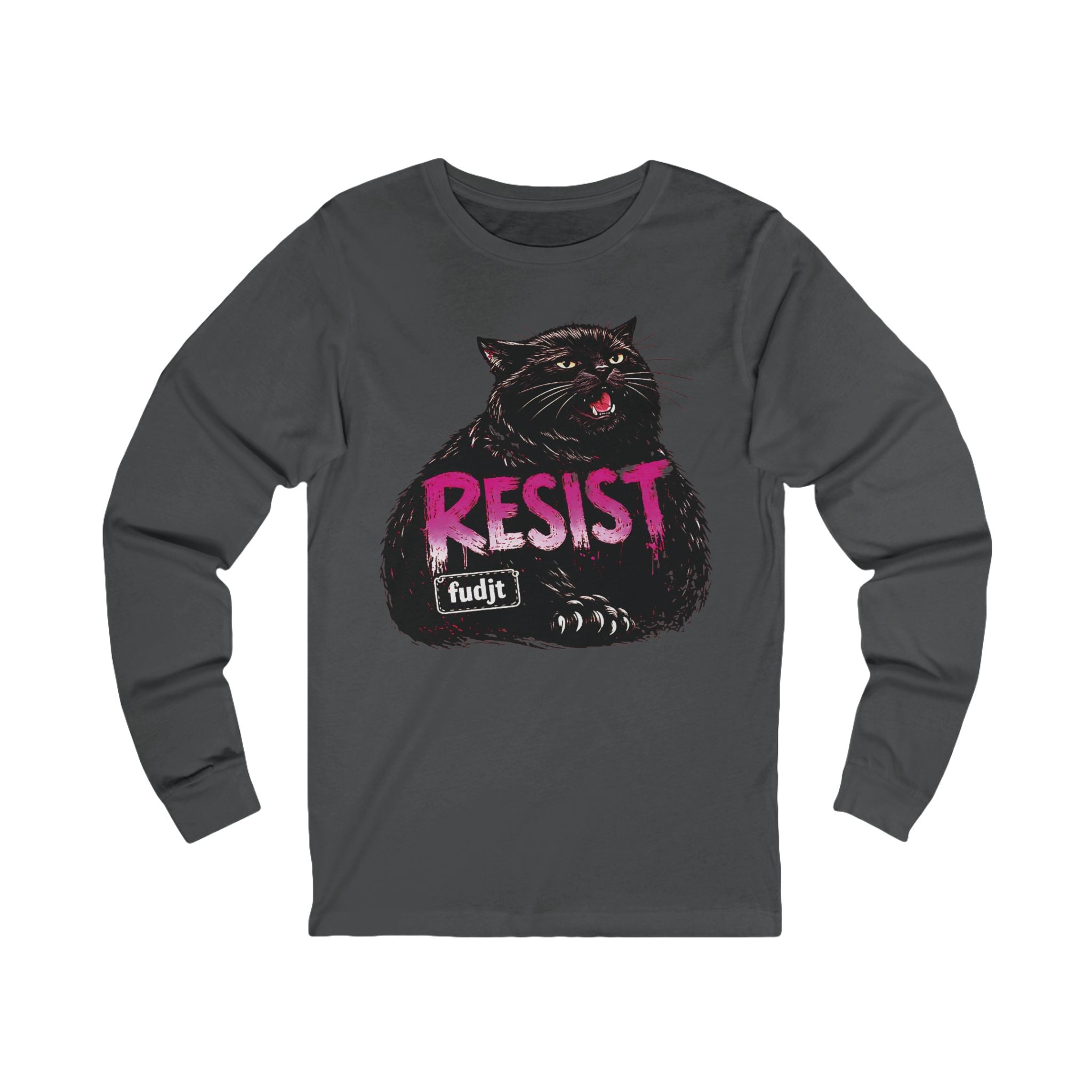 fudjt Resist Long Sleeve Tee | Black Pussycat | 13 Colors