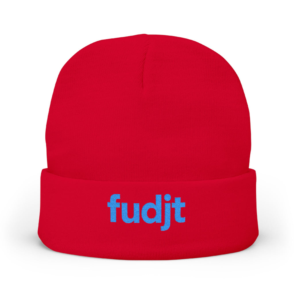 Stylish & Cozy fudjt Knit Beanie | Turquoise Embroidery | 6 Colors