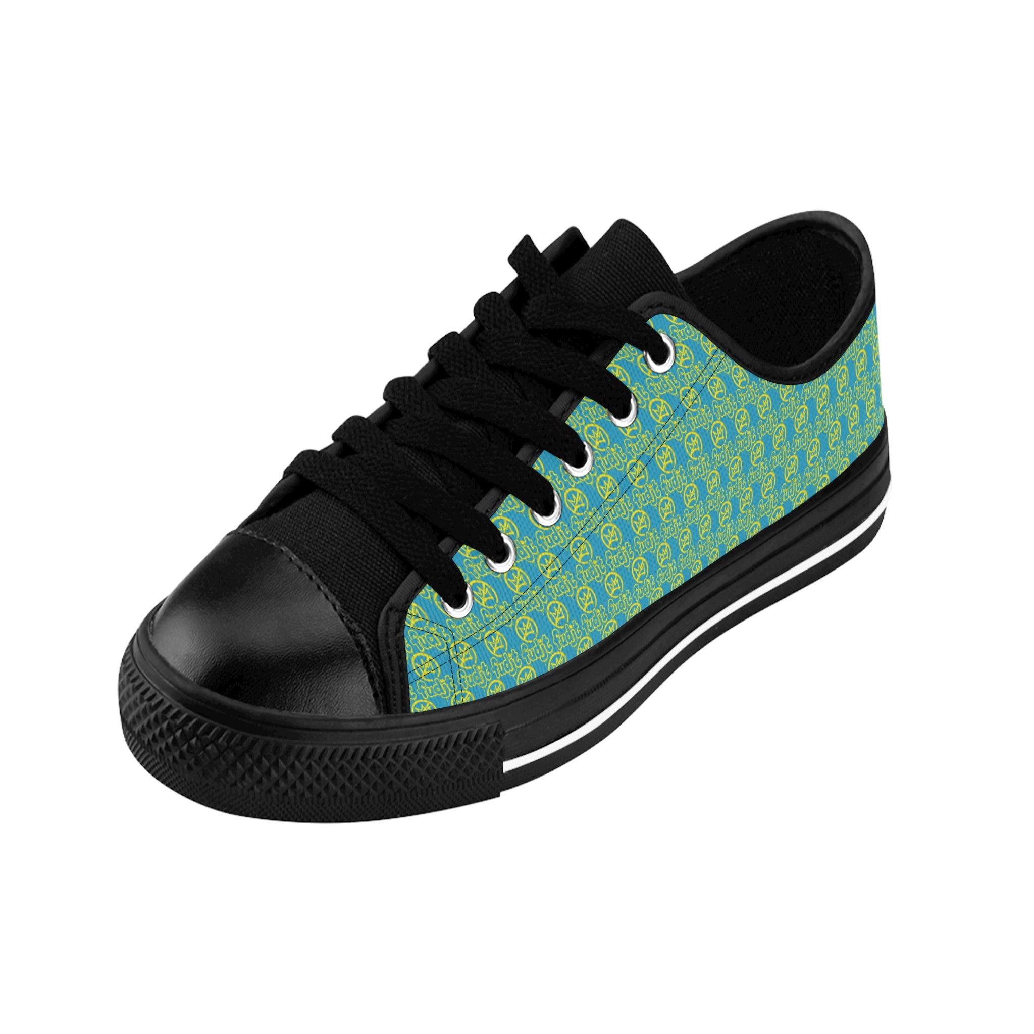 Turquoise Golden fudjt No Kings Street Style Sneakers | Men & Boys All Over .5 Low Top