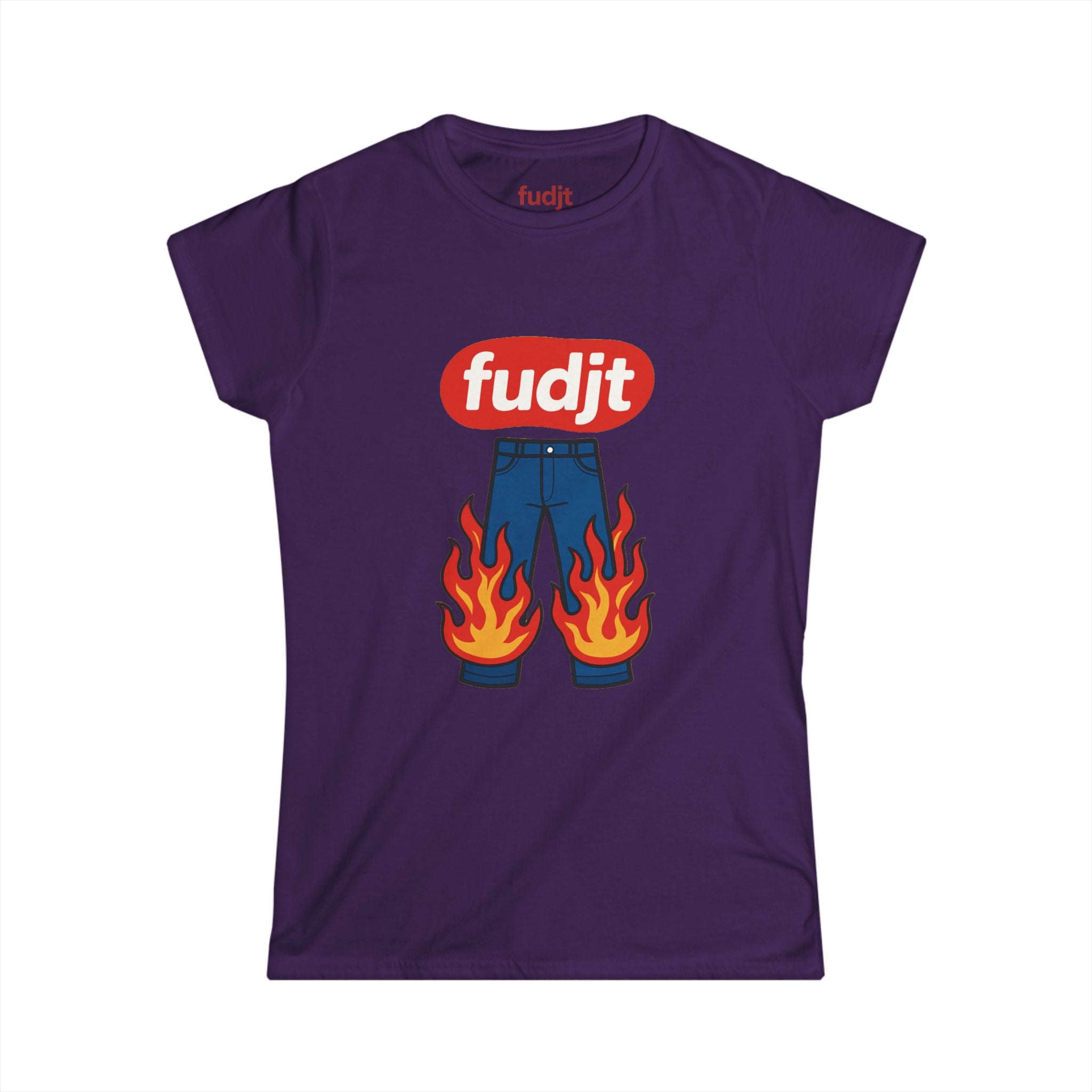 fudjt Pants On Fire Women's Comfy Stylie Tee | 12 Colors