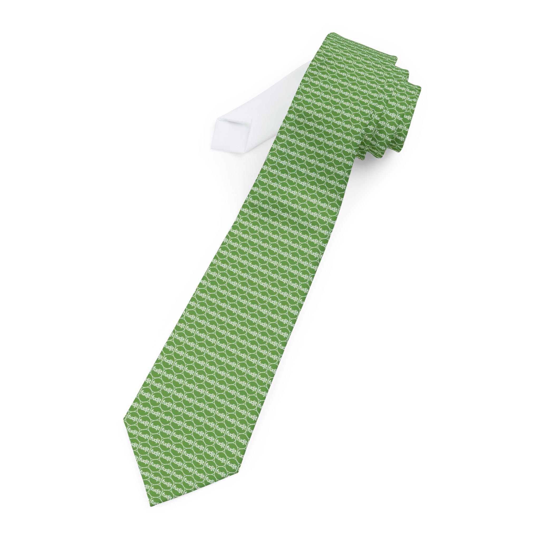 Green Unbroken Chain fudjt Necktie