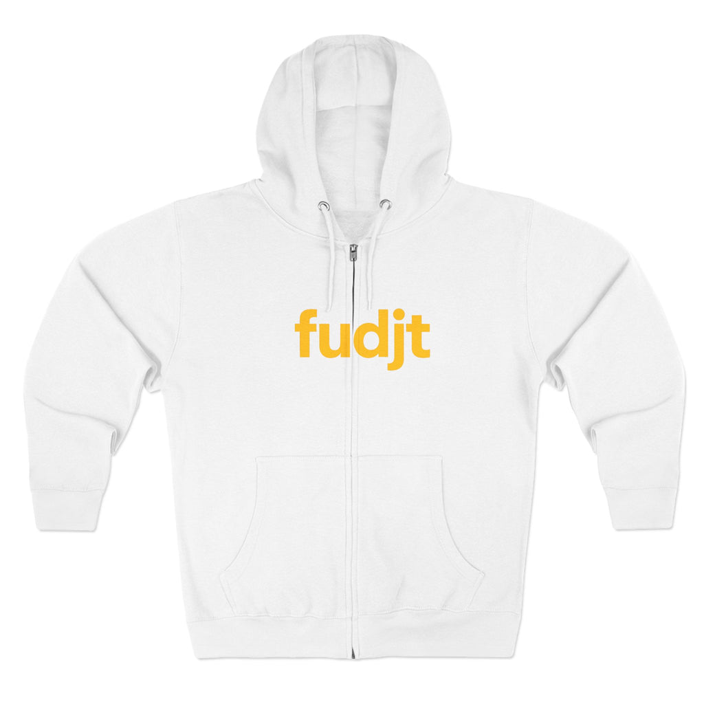 Zip Hoodie with Golden fudjt Design | Cozy Everyday Comfort | 8 Colors