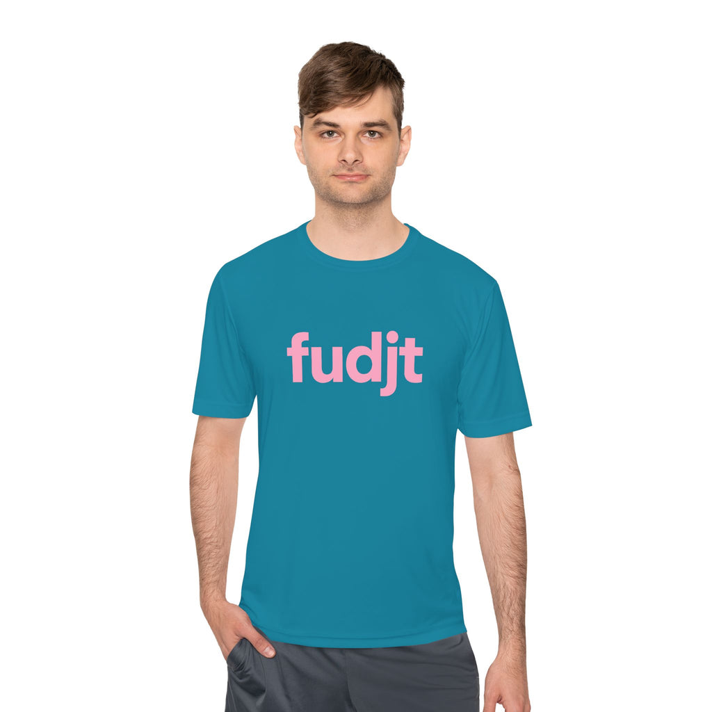 Pink fudjt design Moisture Wicking Performance Tee | 13 Colors