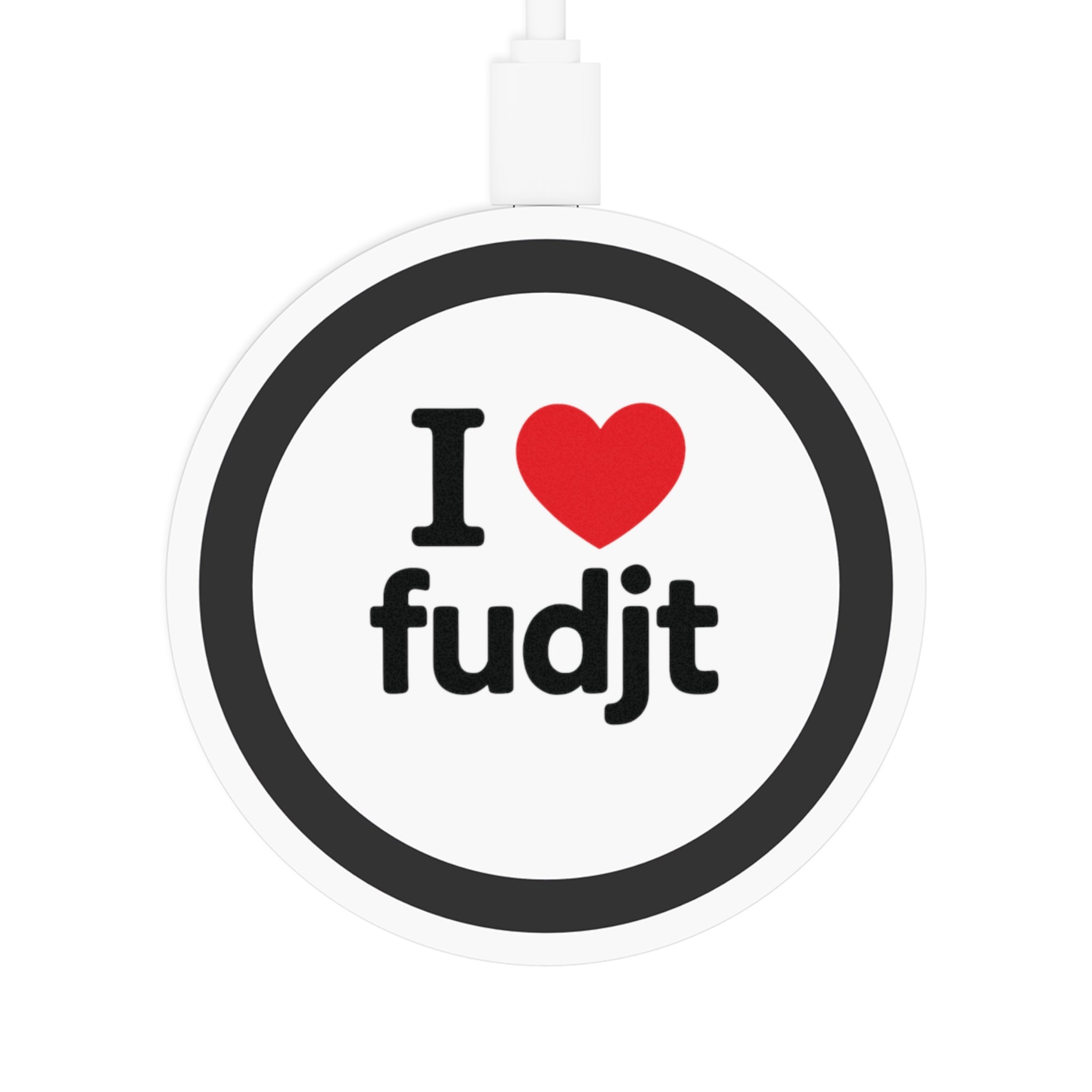 I Heart fudjt Wireless Charging Pad for Android & iPhone | 2 Colors