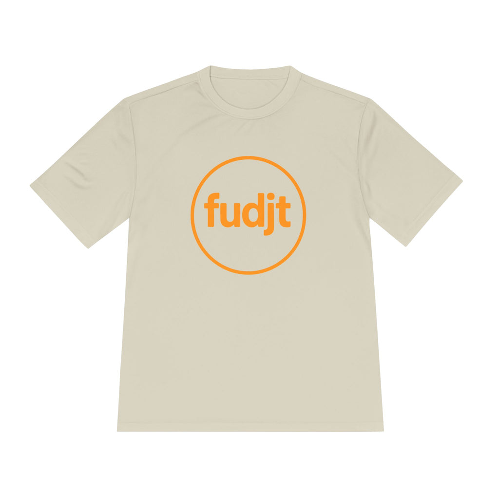 Orange fudjt Circle Moisture Wicking Performance Tee | 12 Colors