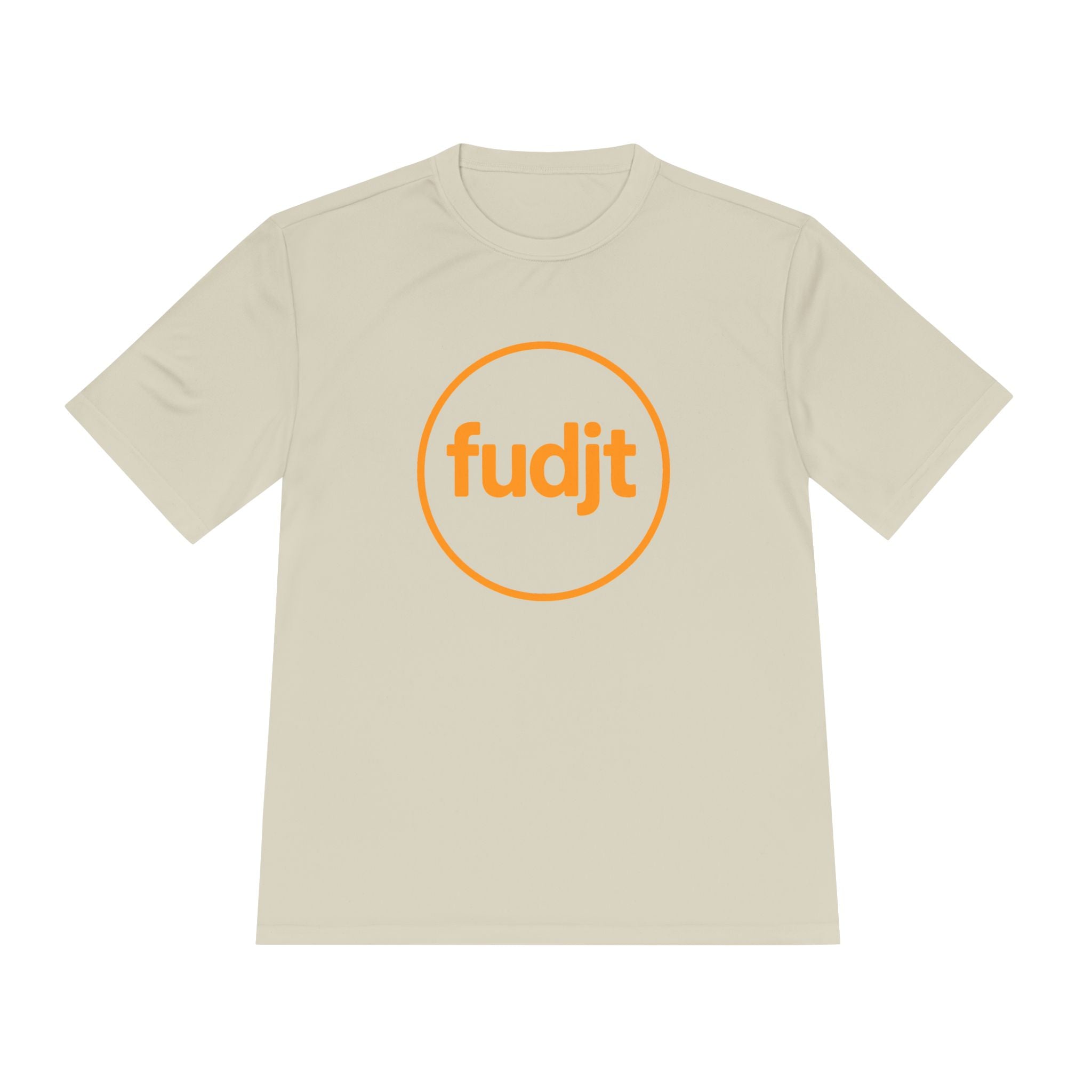 Orange fudjt Circle Moisture Wicking Performance Tee | 12 Colors
