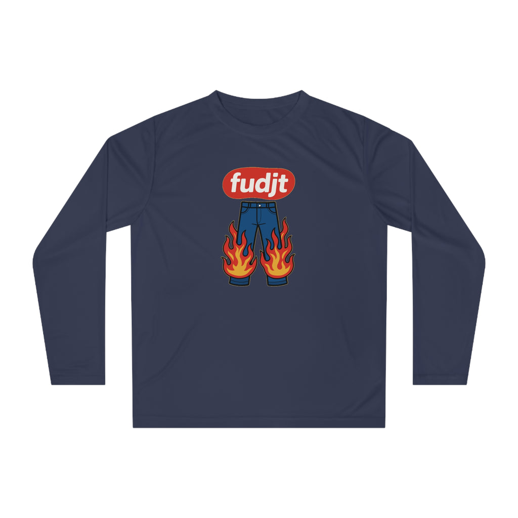 fudjt Pants On Fire Long Sleeve Performance Tee | 5 Colors