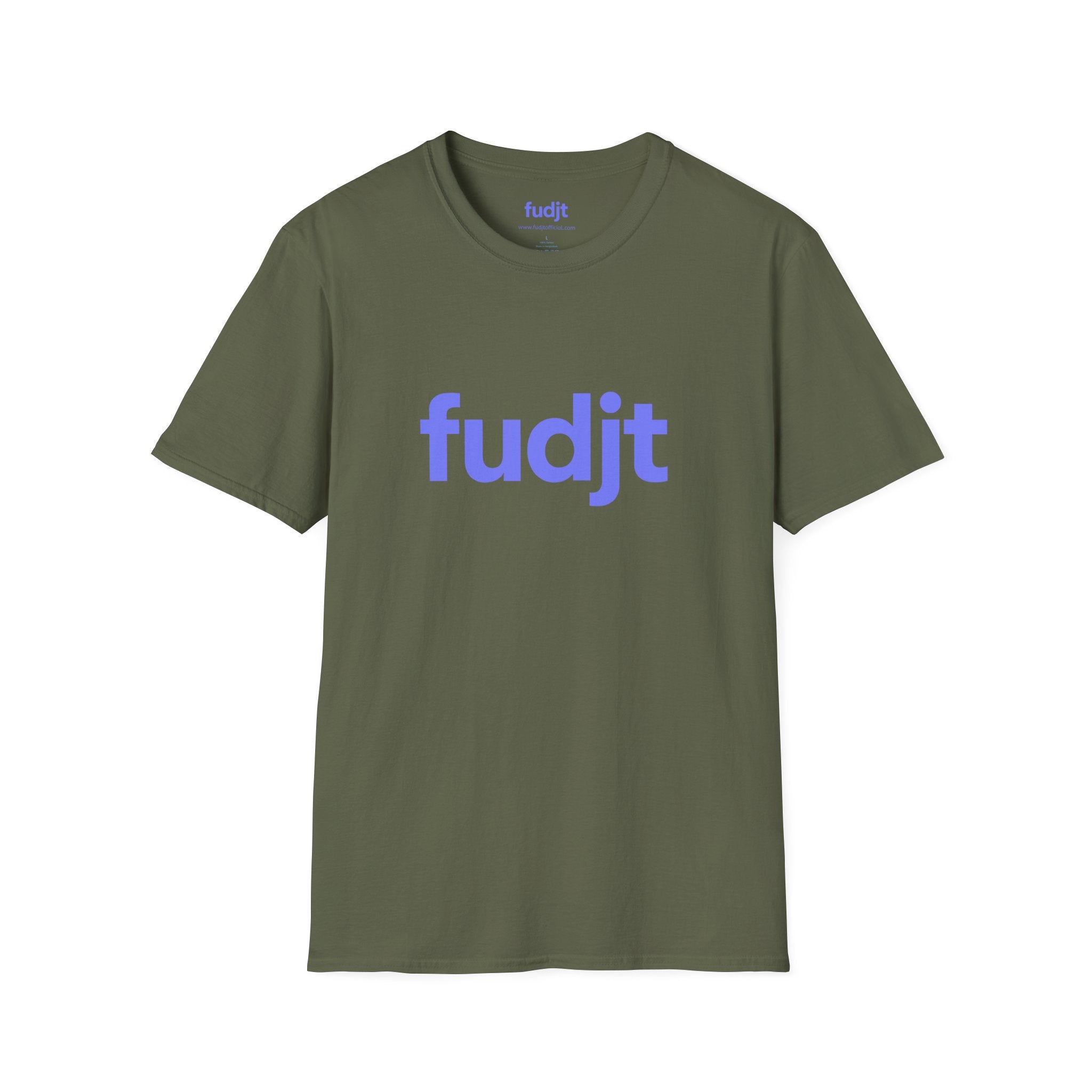 fudjt Everyday Style Light Blue logo Tee | 16 Colors