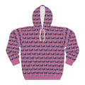 fudjt No Kings Clown Town Hoodie | All Over Light Pink 2.5