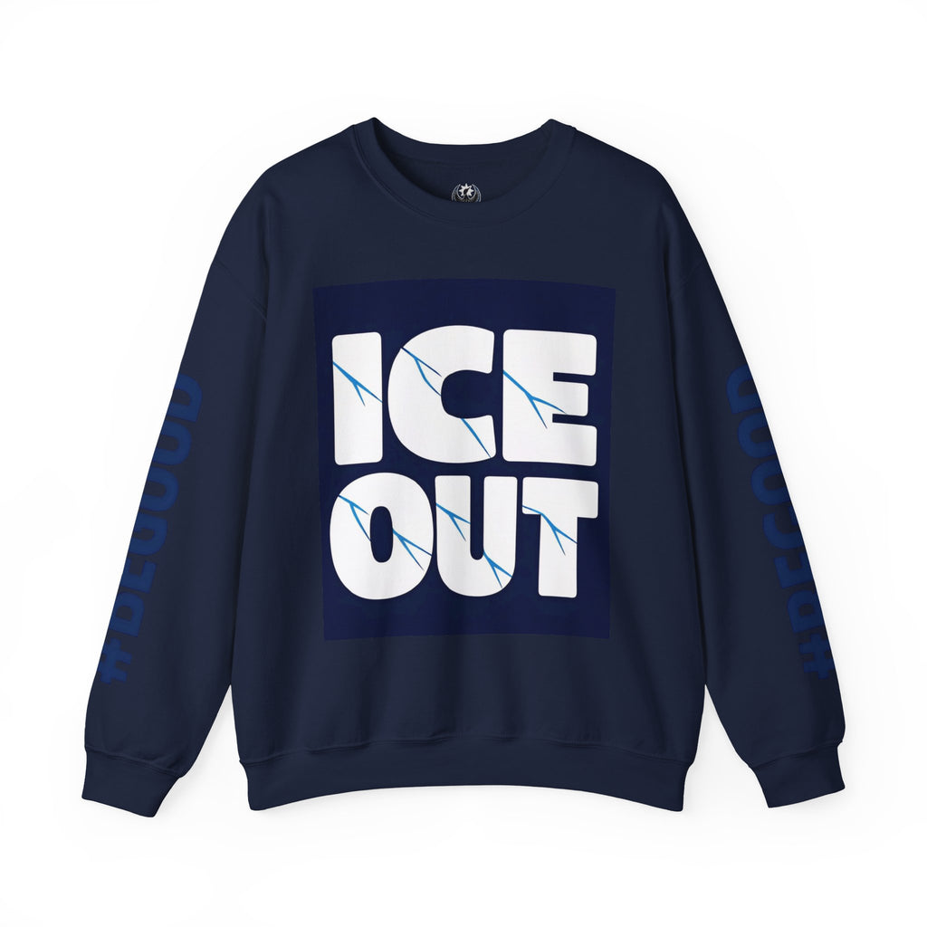 Ice Out Crewneck Sweatshirt — #PRETTIGOOD Graphic Pullover | 10 Colors