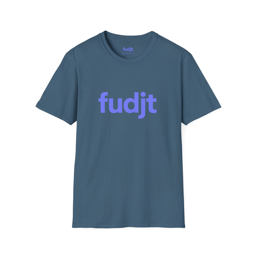 fudjt Everyday Style Light Blue logo Tee | 16 Colors