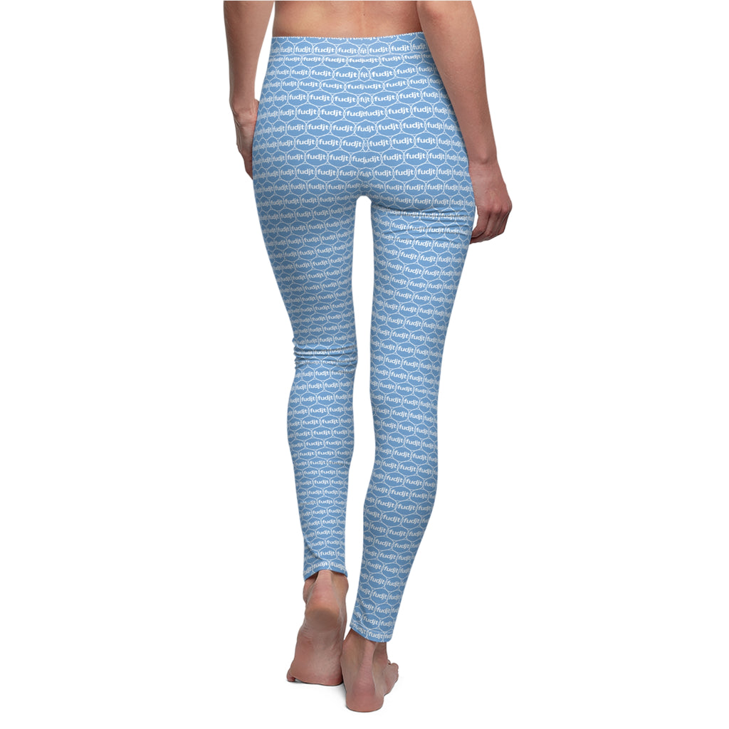 Light Blue fudjt Unbroken Chain 1.25 Casual Leggings