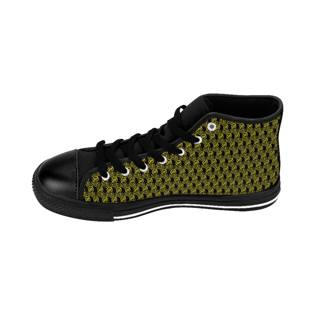 Black Golden fudjt No Kings Street Style Sneakers | Men & Boys .5 High Top