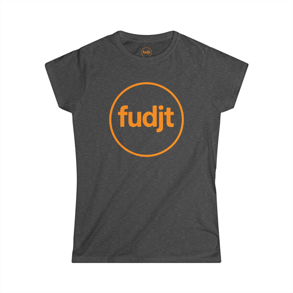 Orange fudjt Circle Women's Comfy Stylie Tee | 12 Colors