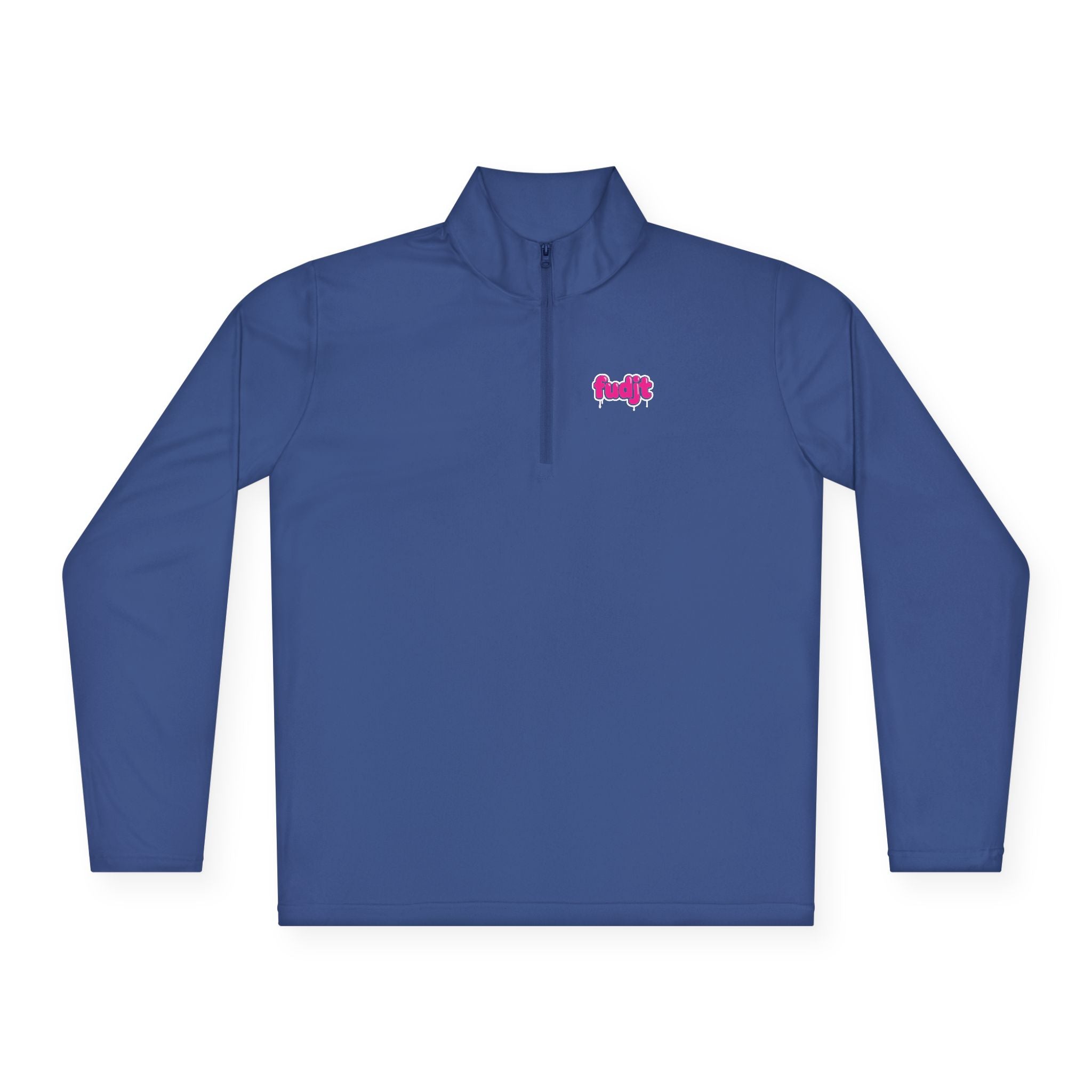 Quarter-Zip Performance Pullover | Pink Drip fudjt | Bold Backside | 7 Colors