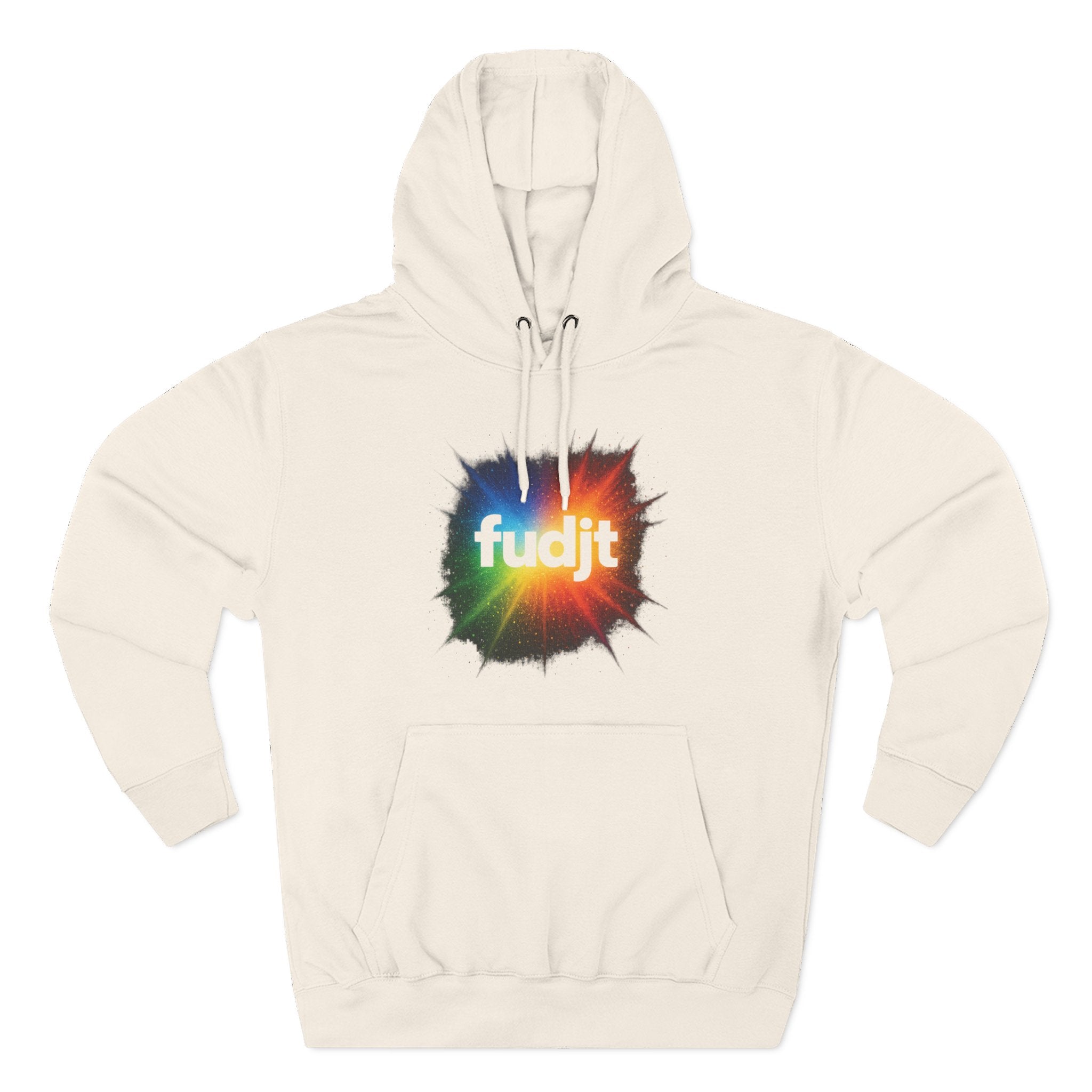 fudjt Burst of Empowerment Hoodie – Premium Fleece Pullover with Explosion of Color | 14 Colors
