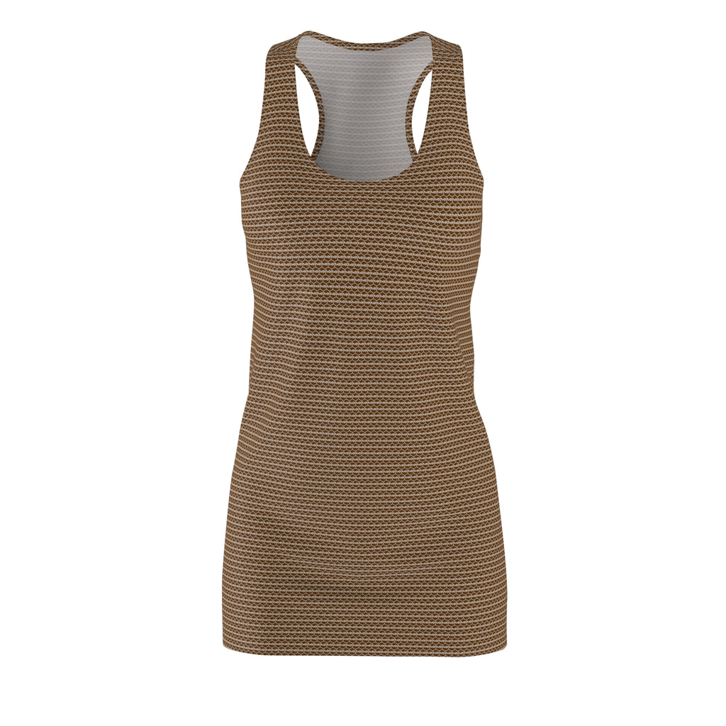Brown fudjt Unbroken Chain .5 Chic Racerback Dress