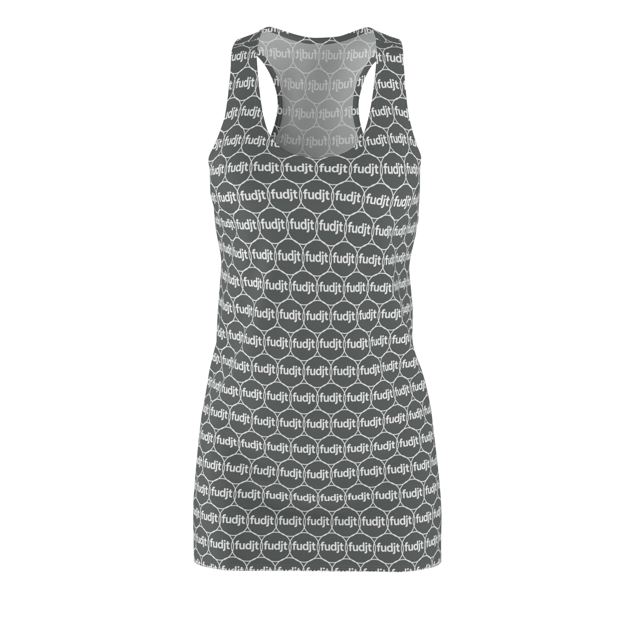 Dark Gray fudjt Unbroken Chain 2.5 Chic Racerback Dress