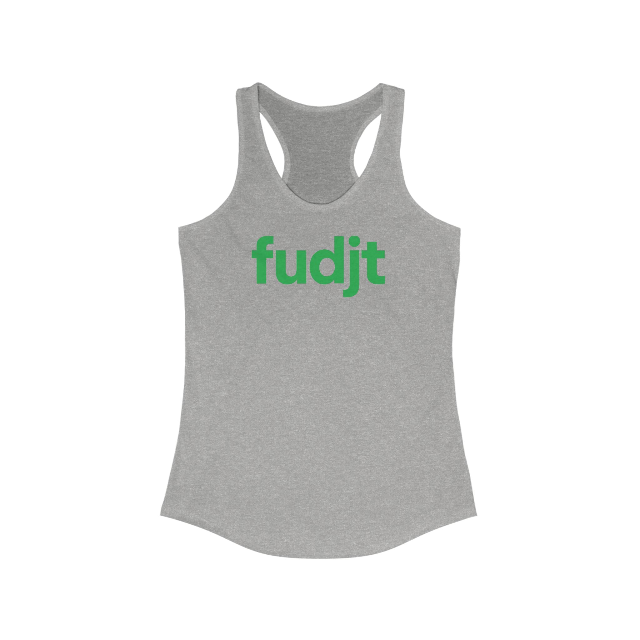 Green fudjt logo Women's Racerback Tank, Perfect Relaxed Fit | 5 Colors