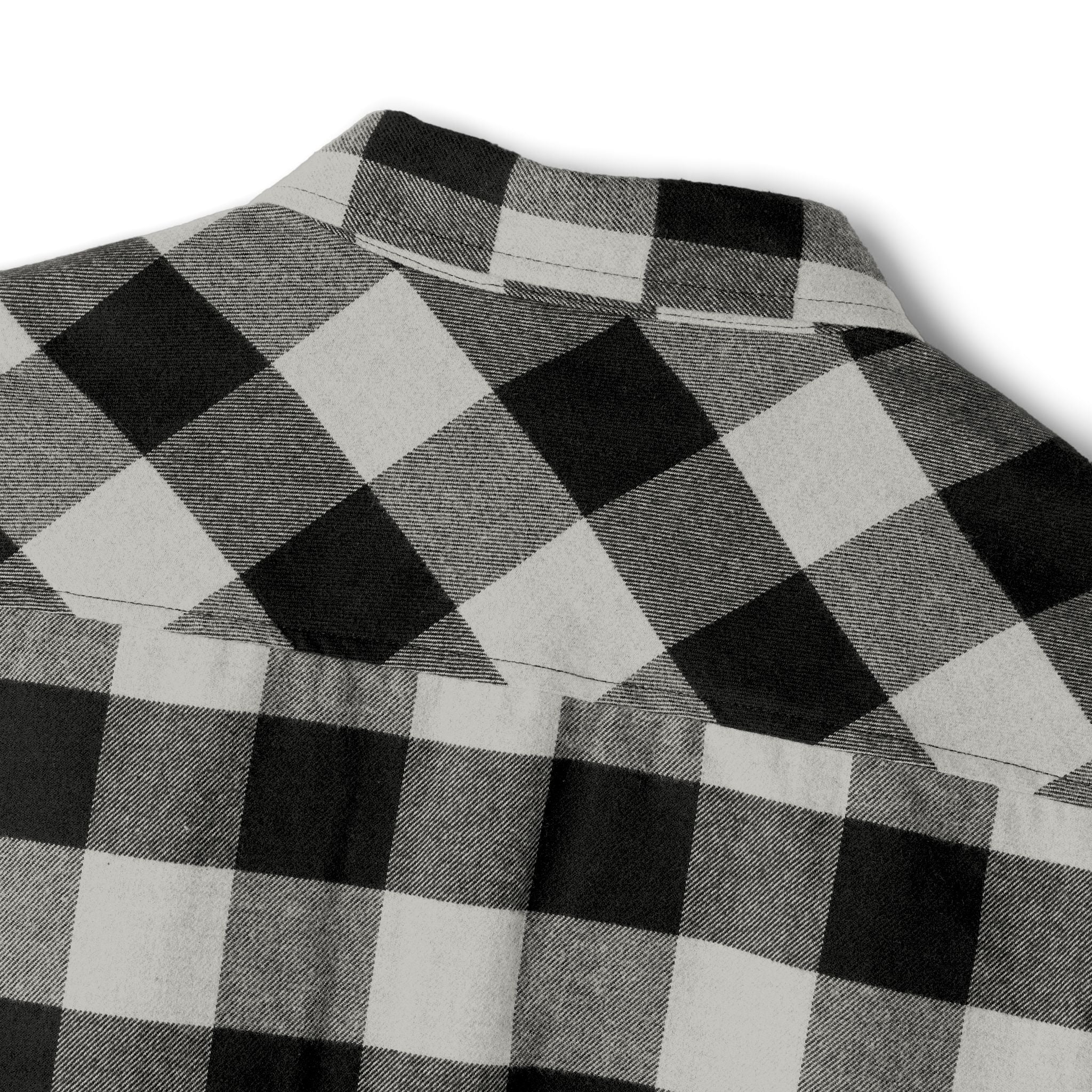 Flannel Shirt | Black Square fudjt Circle | 4 Colors