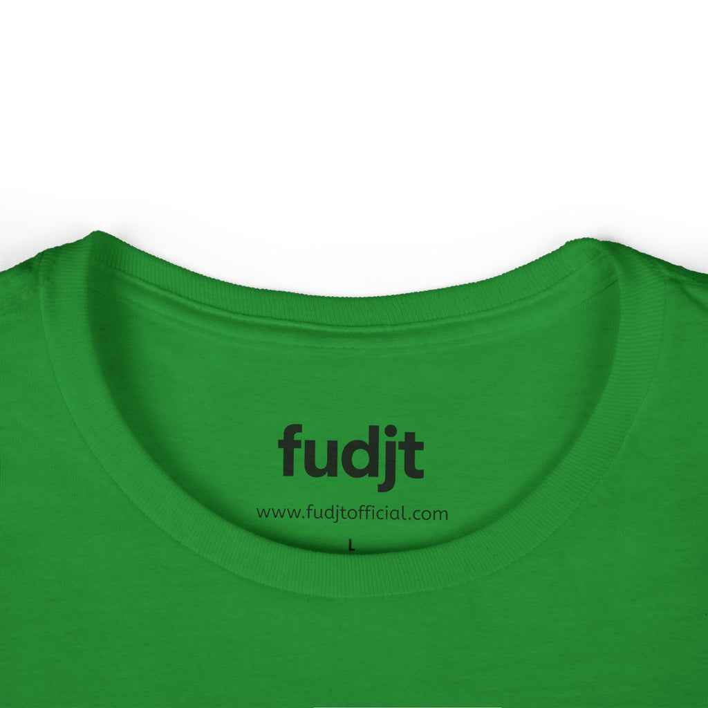 Women's Black fudjt logo Comfy Stylie Tee | 12 Colors