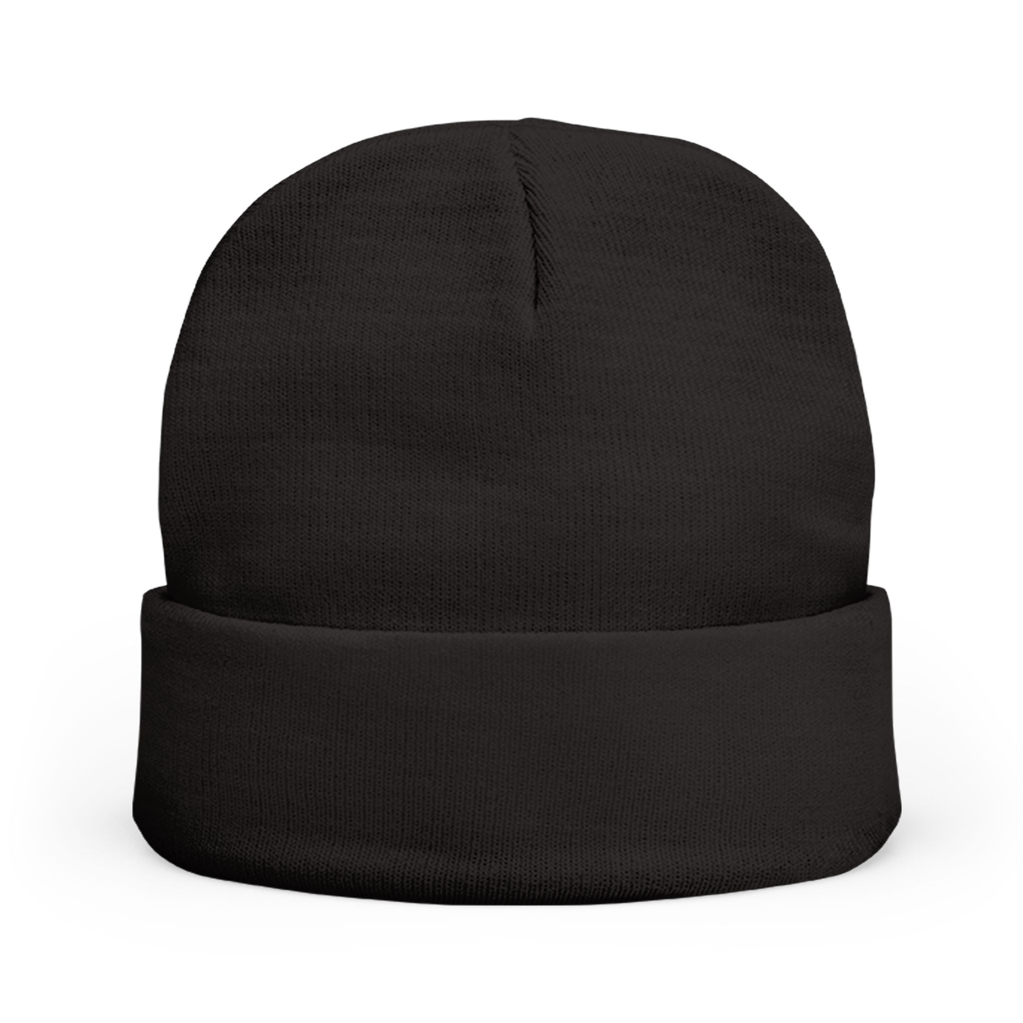 Black Square fudjt Circle Knit Beanie | 6 Colors