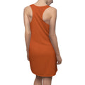 Dark Red Golden fudjt No Kings .5 Chic Racerback Dress