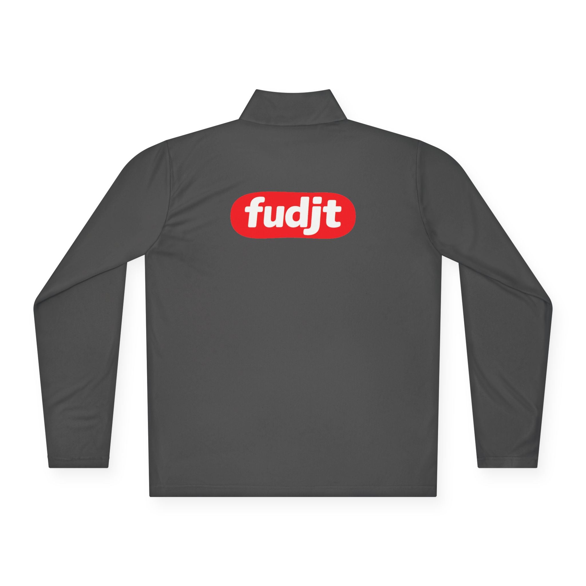 fudjt Anti-Supremacy Red Badge Quarter-Zip Performance Pullover | Bold Backside | 7 Colors