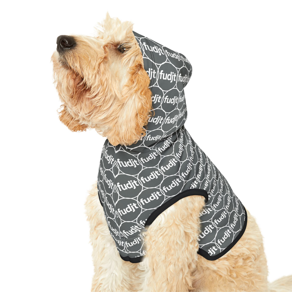 Dark Gray fudjt Pet Hoodie | Unbroken Chain 2.5 | 7 Sizes