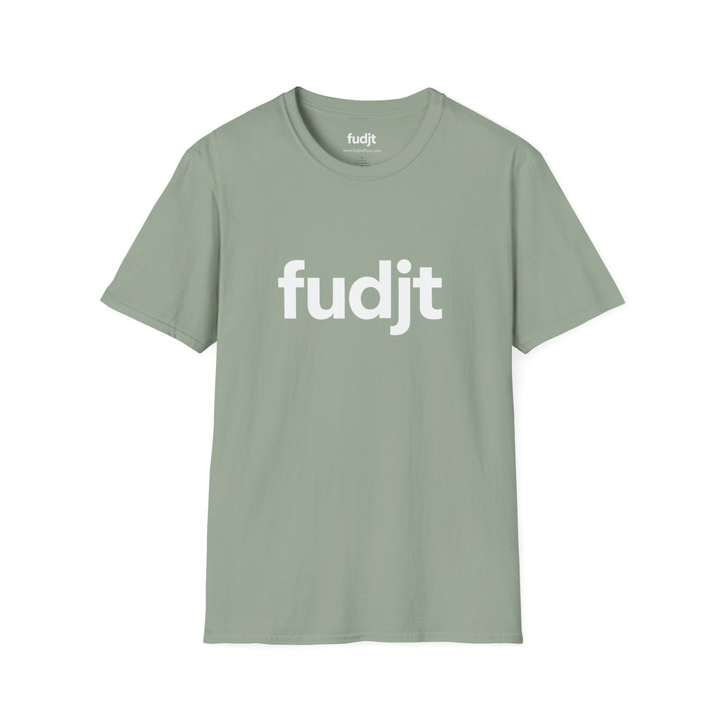 fudjt Everyday Style White logo Tee | 14 Colors