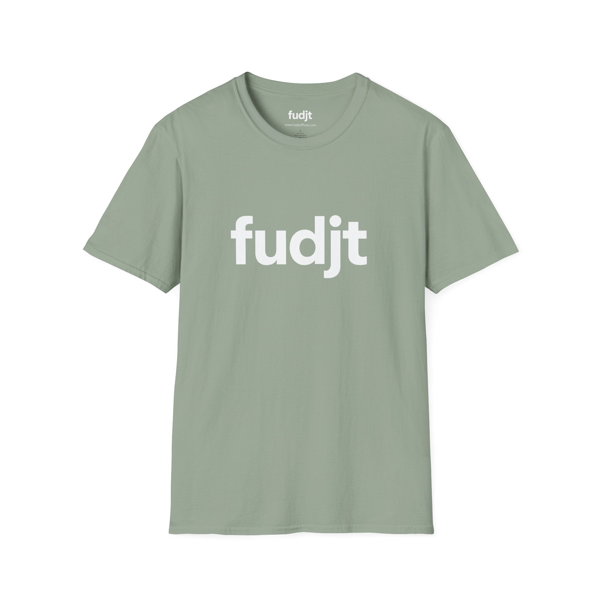 fudjt Everyday Style White logo Tee | 14 Colors
