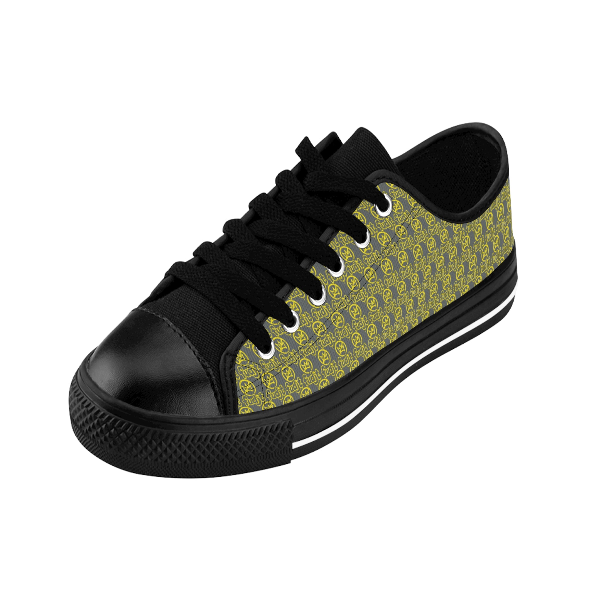 Dark Gray Golden fudjt No Kings Street Style Sneakers | Men & Boys All Over .5 Low Top