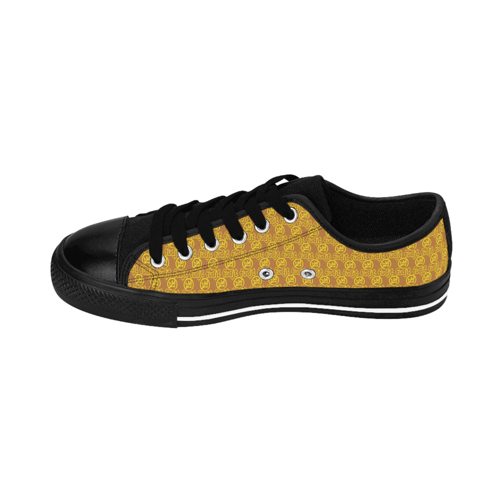 Light Brown Golden fudjt No Kings Street Style Sneakers | Women & Girls All Over .5 Low Top