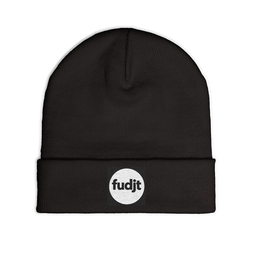 Black Square fudjt Circle Knit Beanie | 6 Colors