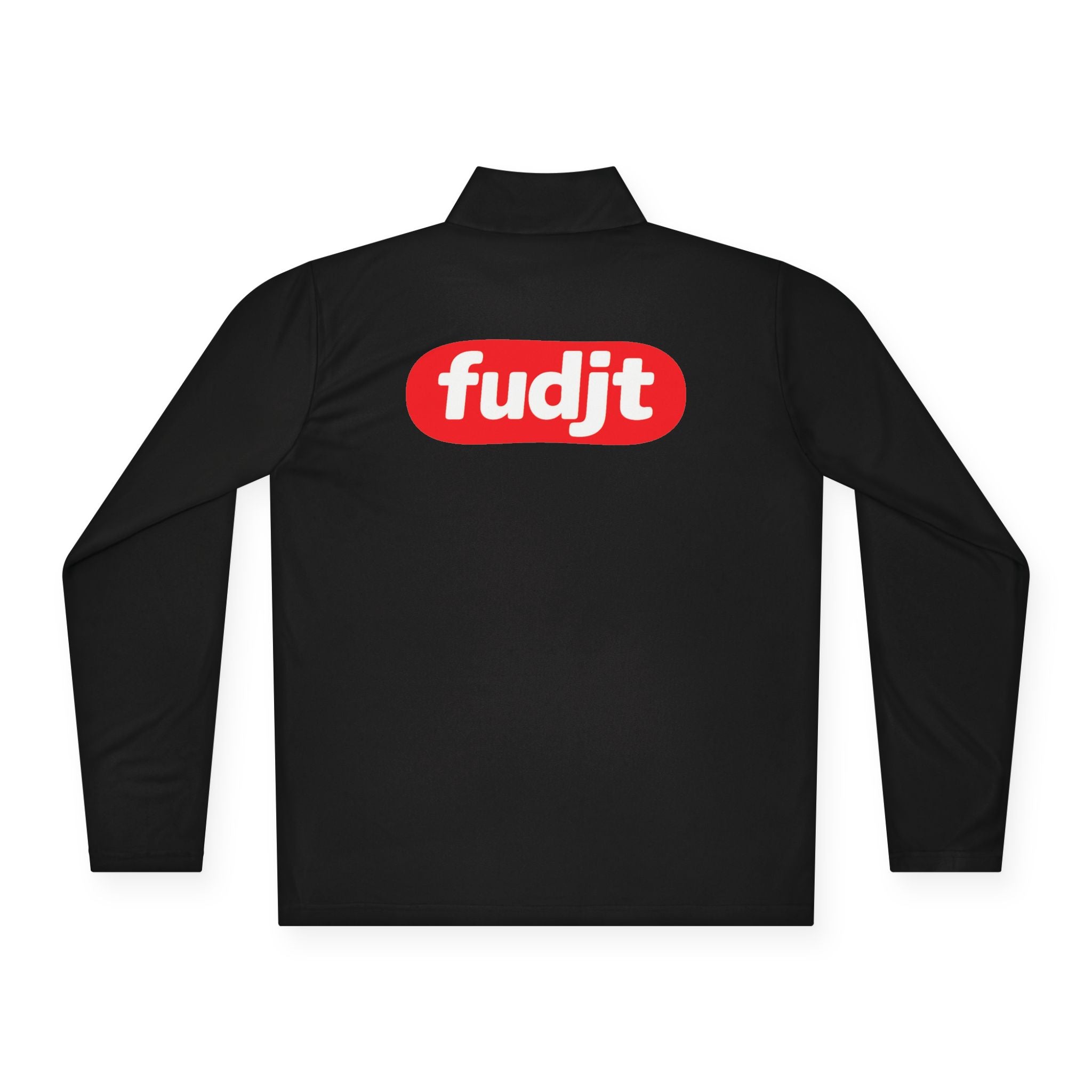 fudjt Anti-Supremacy Red Badge Quarter-Zip Performance Pullover | Bold Backside | 7 Colors