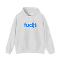 Light Blue fudjt Embroidered Heavy Blend Hooded Sweatshirt | 15 Colors | Stand For Something