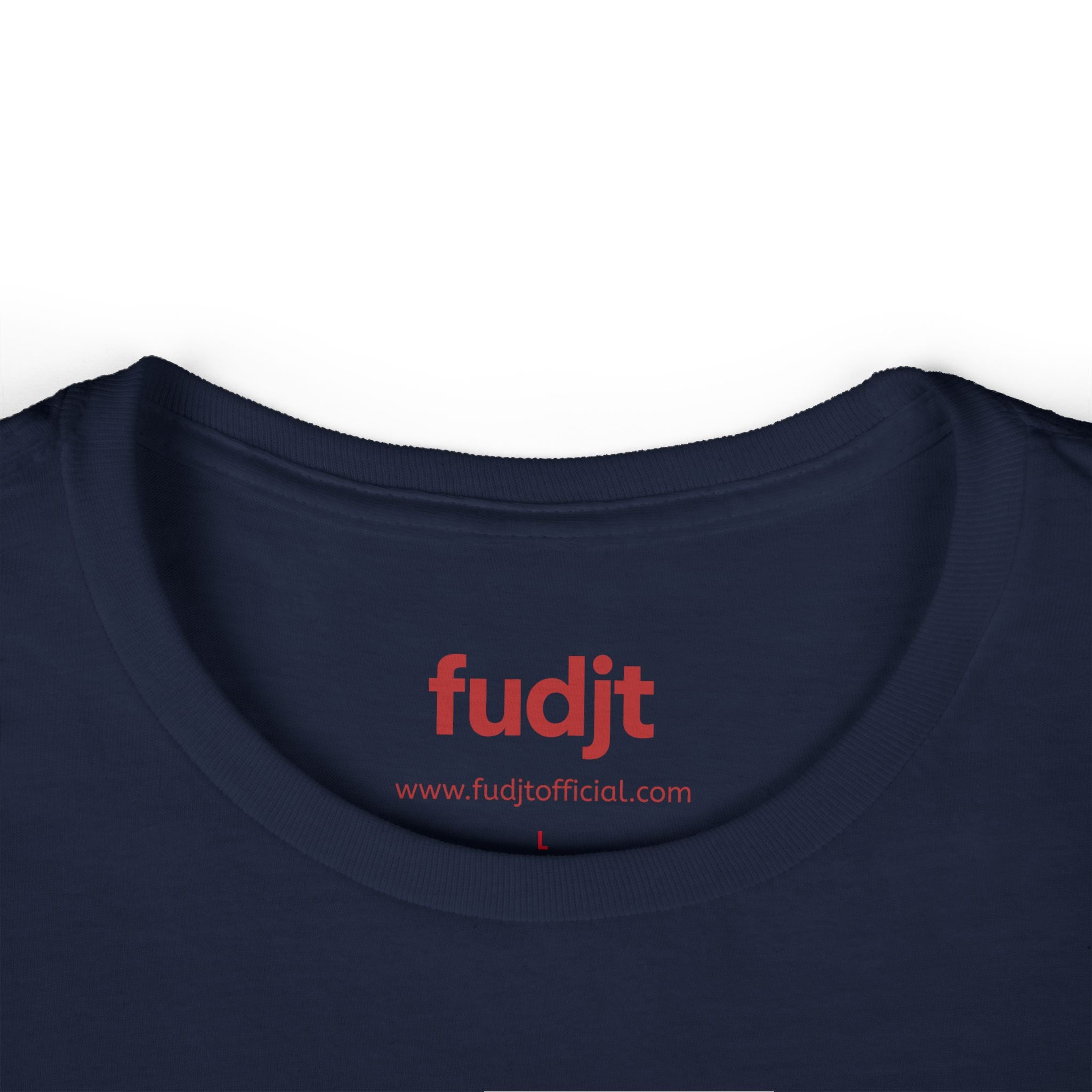 Women's Red fudjt logo Comfy Stylie Tee | 11 Colors