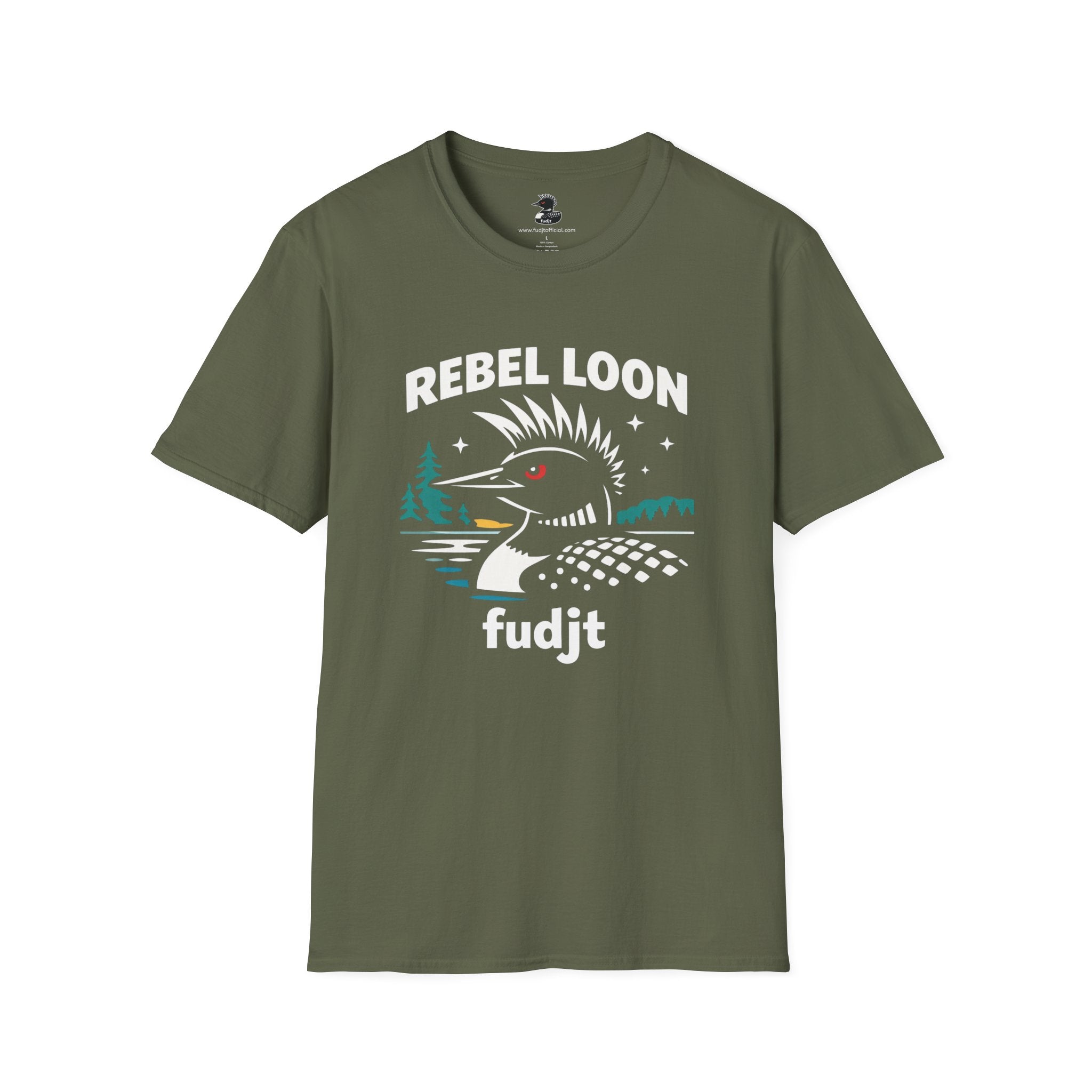 fudjt Rebel Loon Naturescape Everyday Tee | 8 Colors