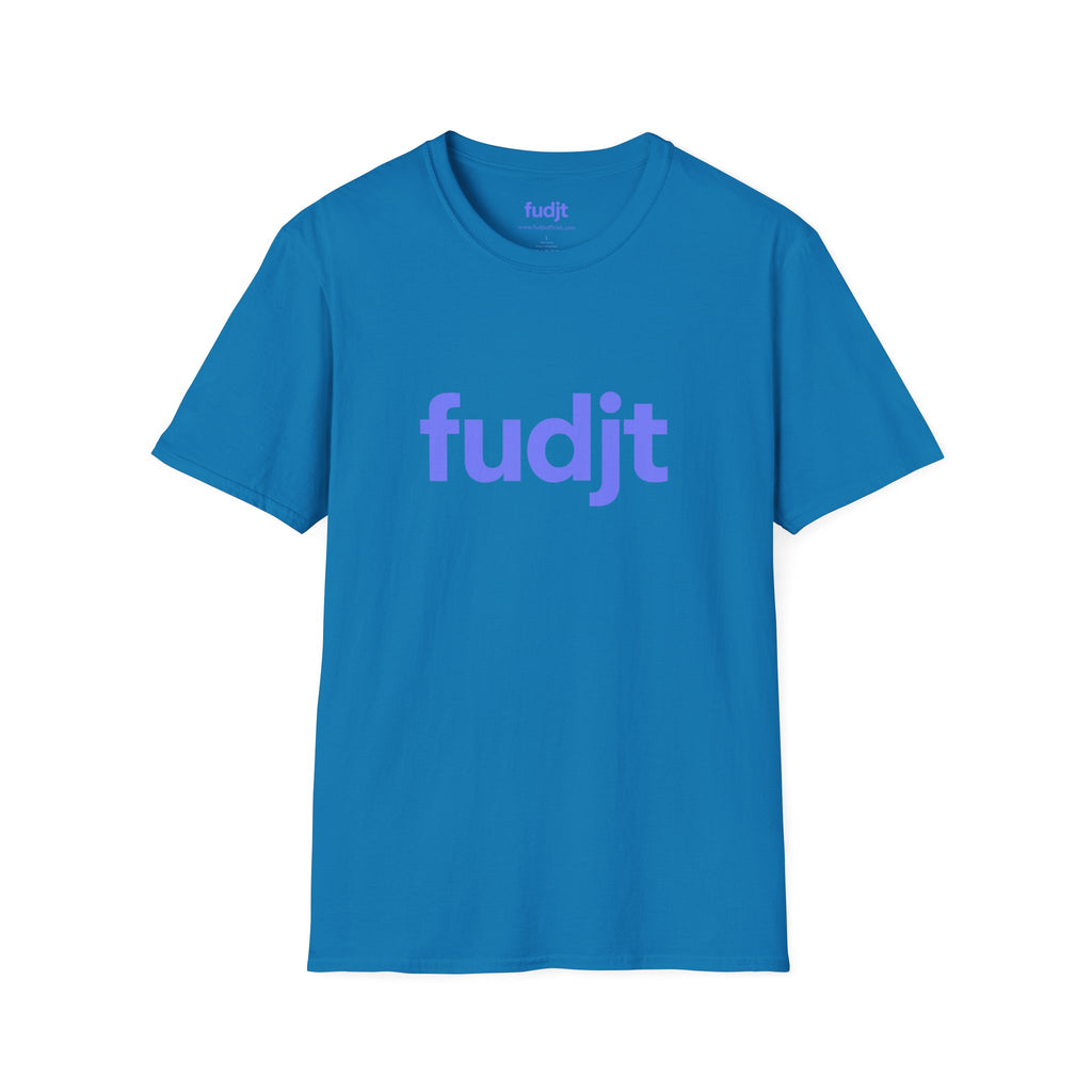 fudjt Everyday Style Light Blue logo Tee | 16 Colors
