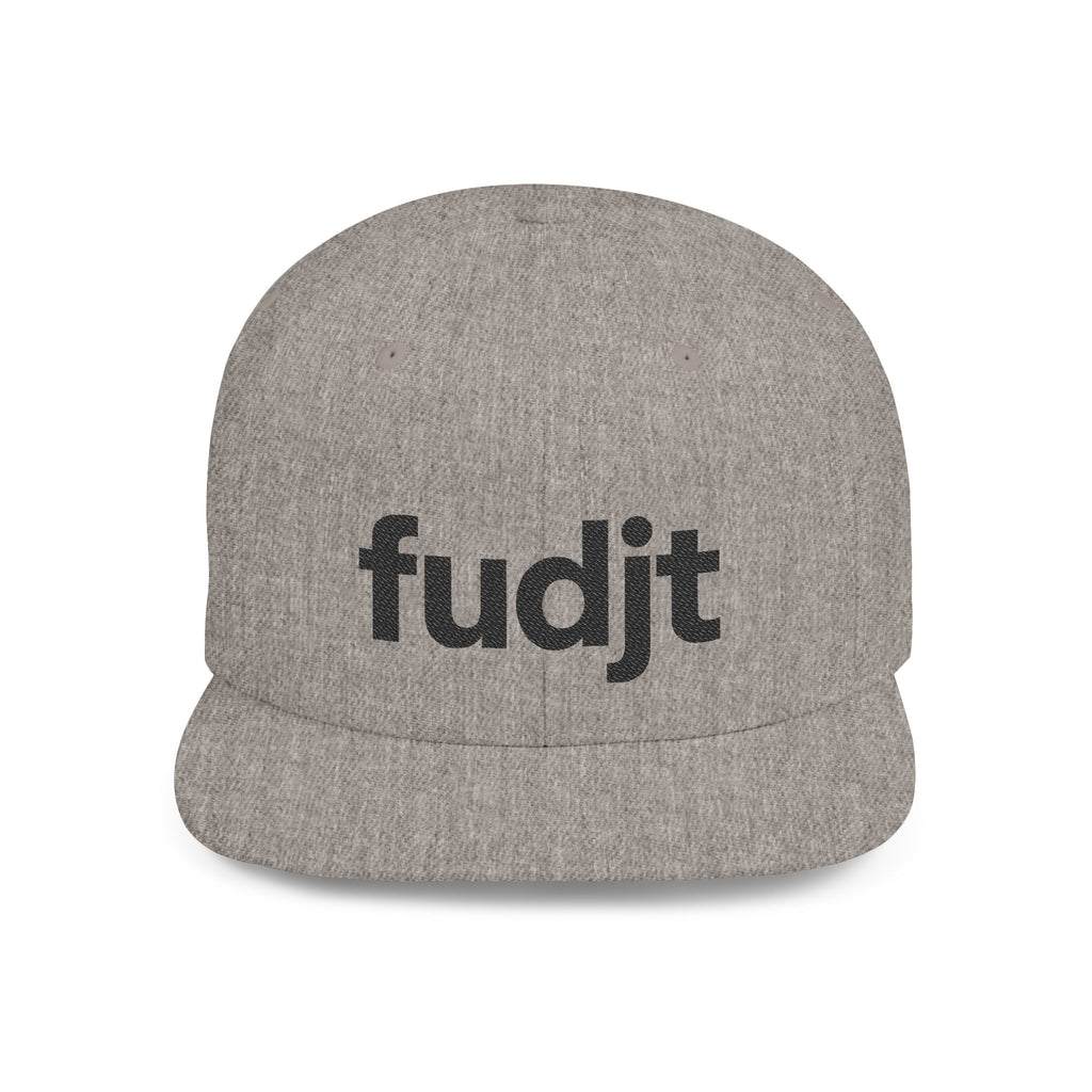 Stylish Flat Bill Snapback Black fudjt Streetwear Logo Cap | 5 Colors